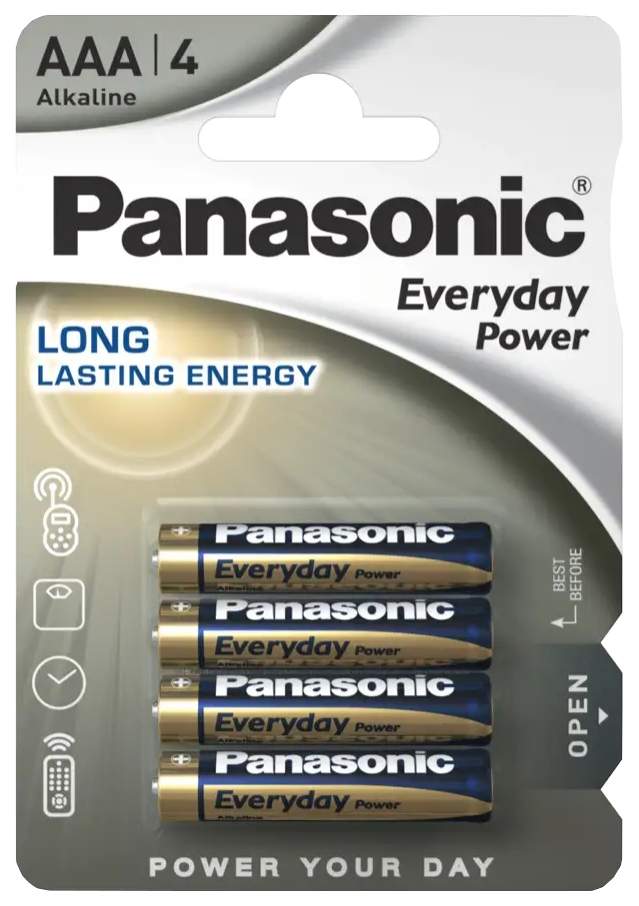 Panasonic baterije lr03eps/4bp - aaa 10kom 6+4f alkalne everyday