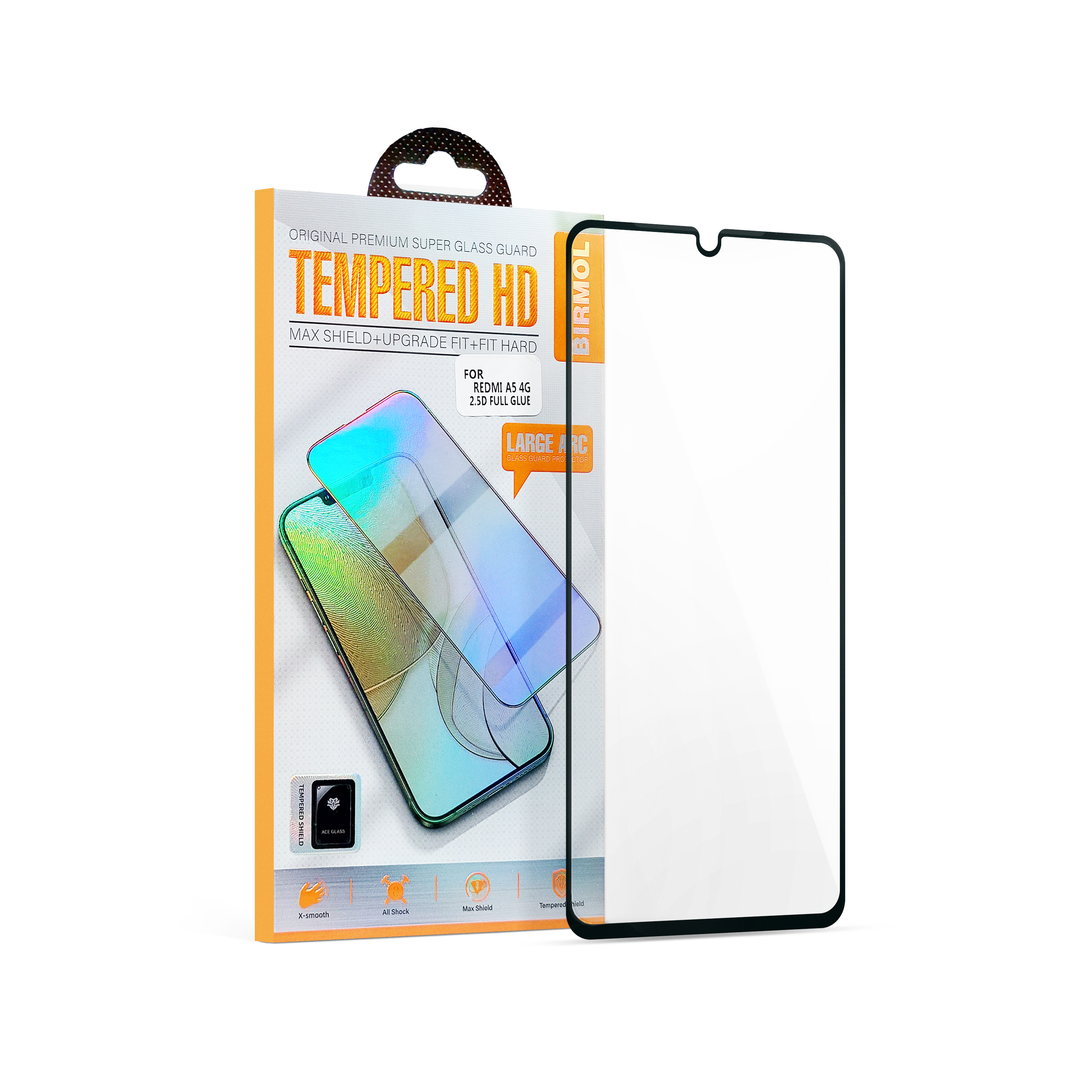 Nalepnica Display-a Glass 2.5D FULL GLUE Redmi 15C 4G (173mm) (black) EU