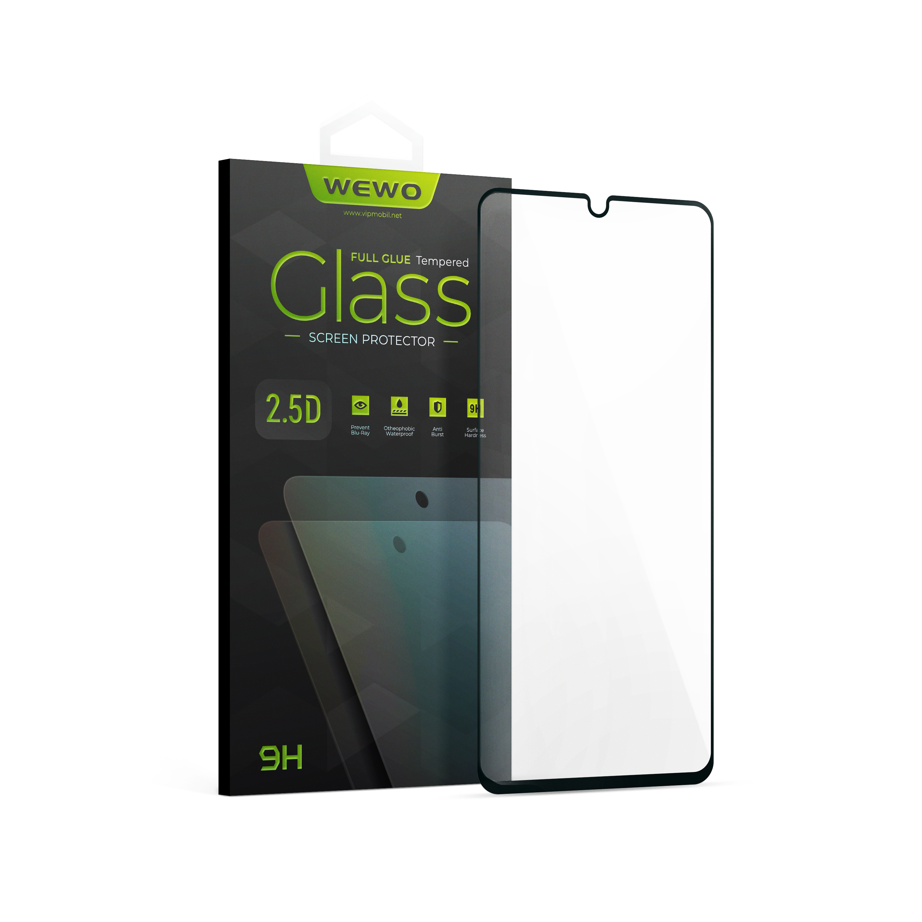 Nalepnica Display-a Glass 2.5D FULL GLUE Redmi 15C 4G (171mm) (black) GLOBAL