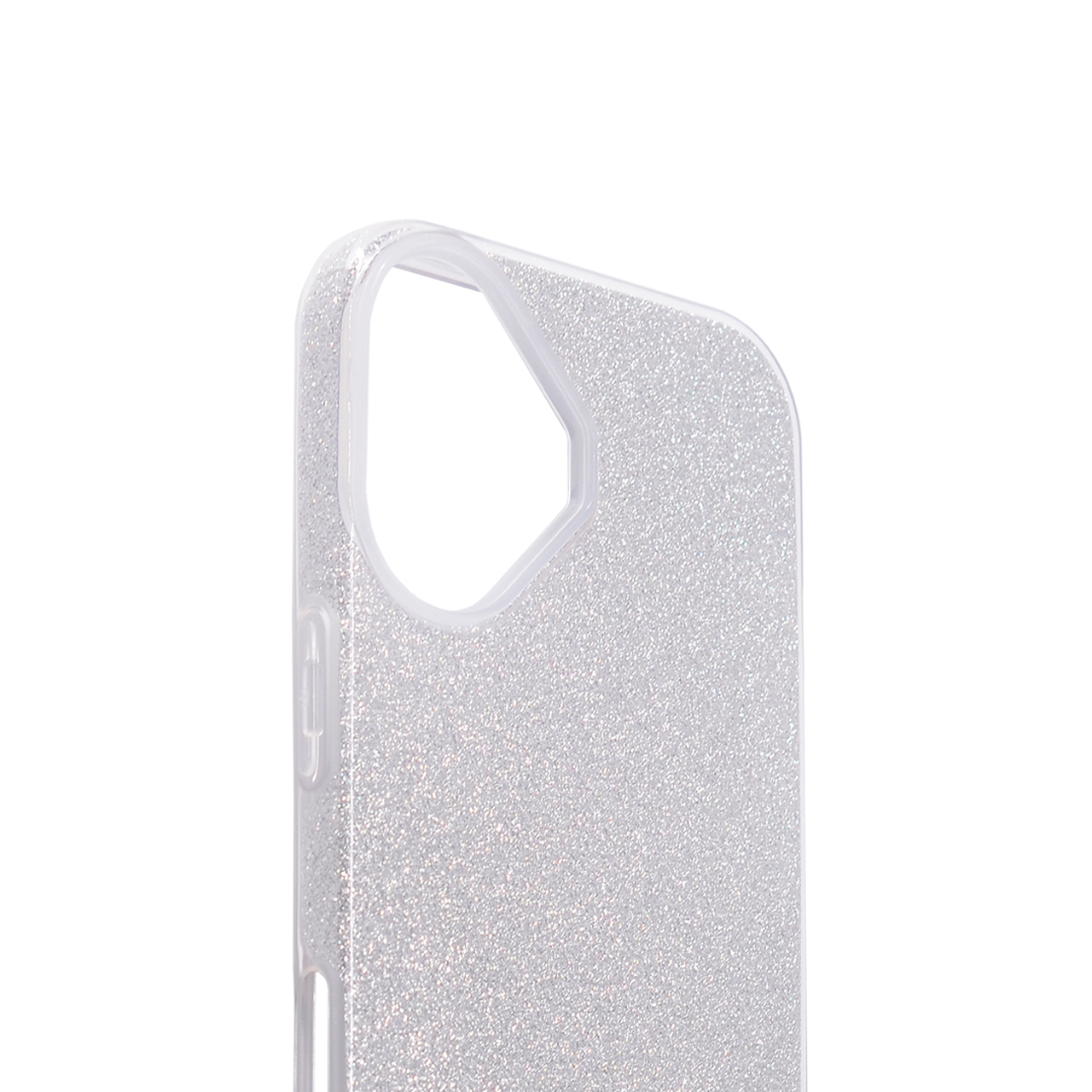 Tpu sparkly shine for iphone 16 (6.1") silver