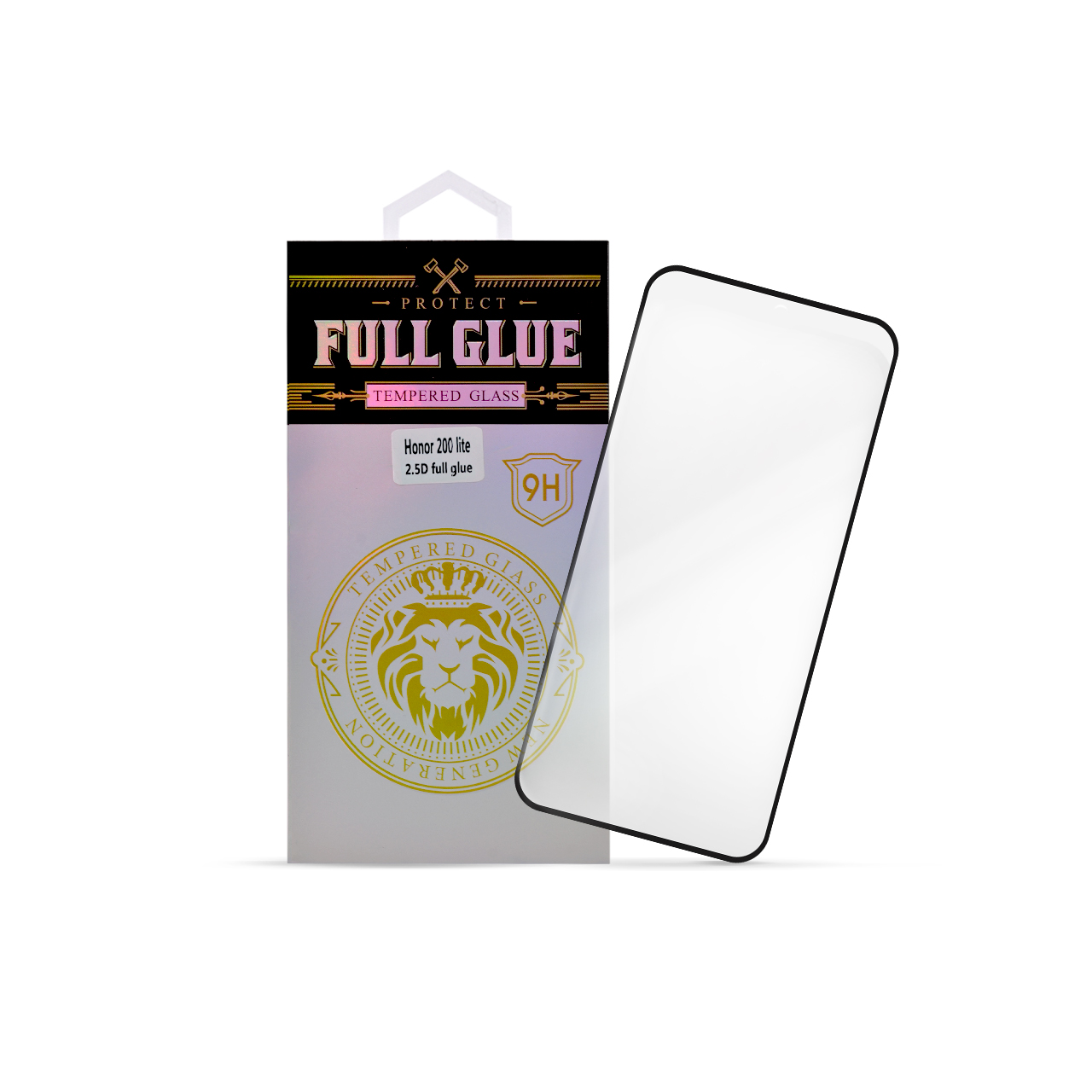 Nalepnica Display-a Glass 2.5D FULL GLUE Honor 200 Lite (black)