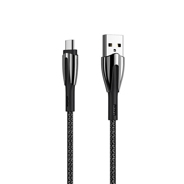 USB Data Cable REMAX RC-162a Type-C (3A) crni 1m