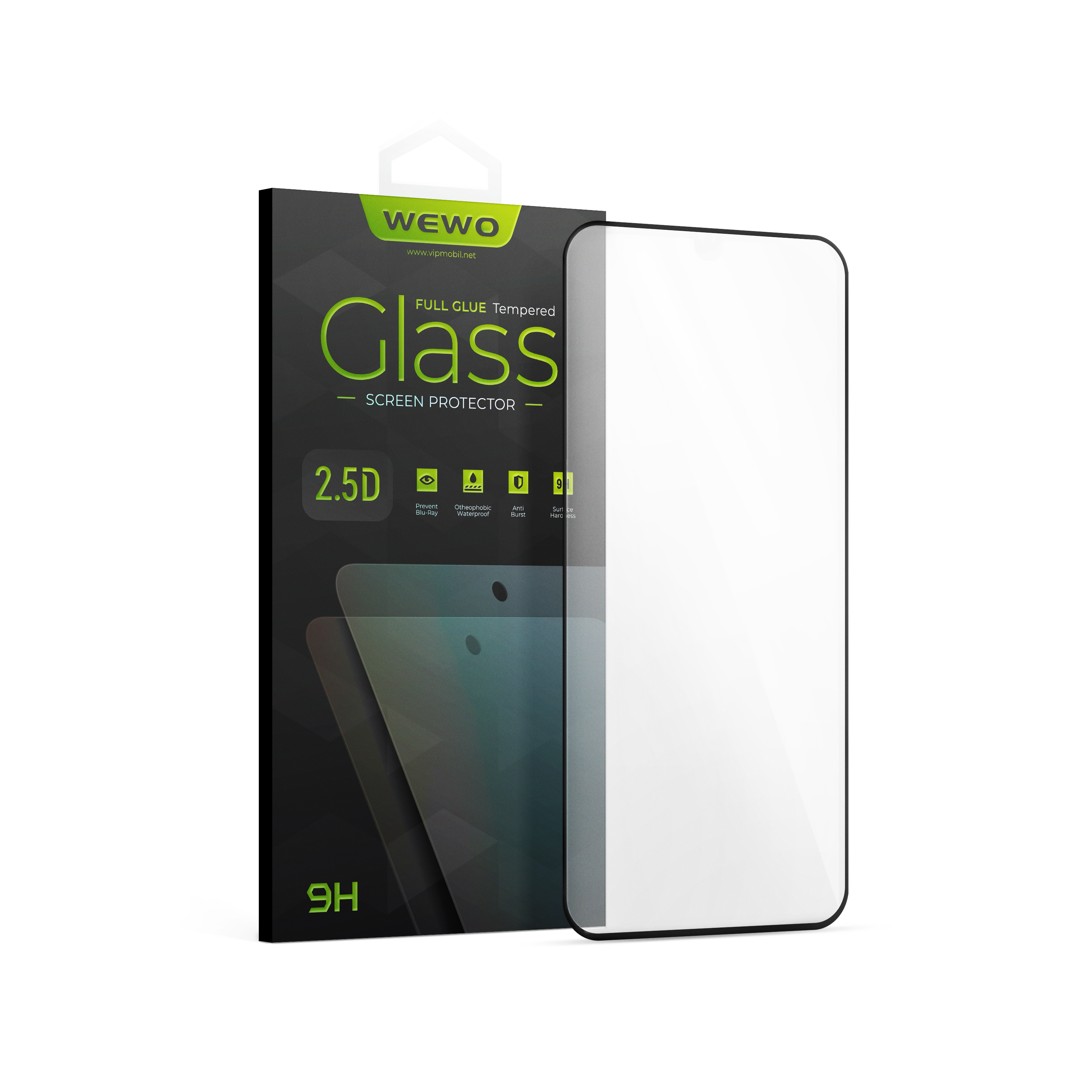 Nalepnica Display-a Glass 2.5D FULL GLUE for Galaxy S25 FE (black) Screen unlock