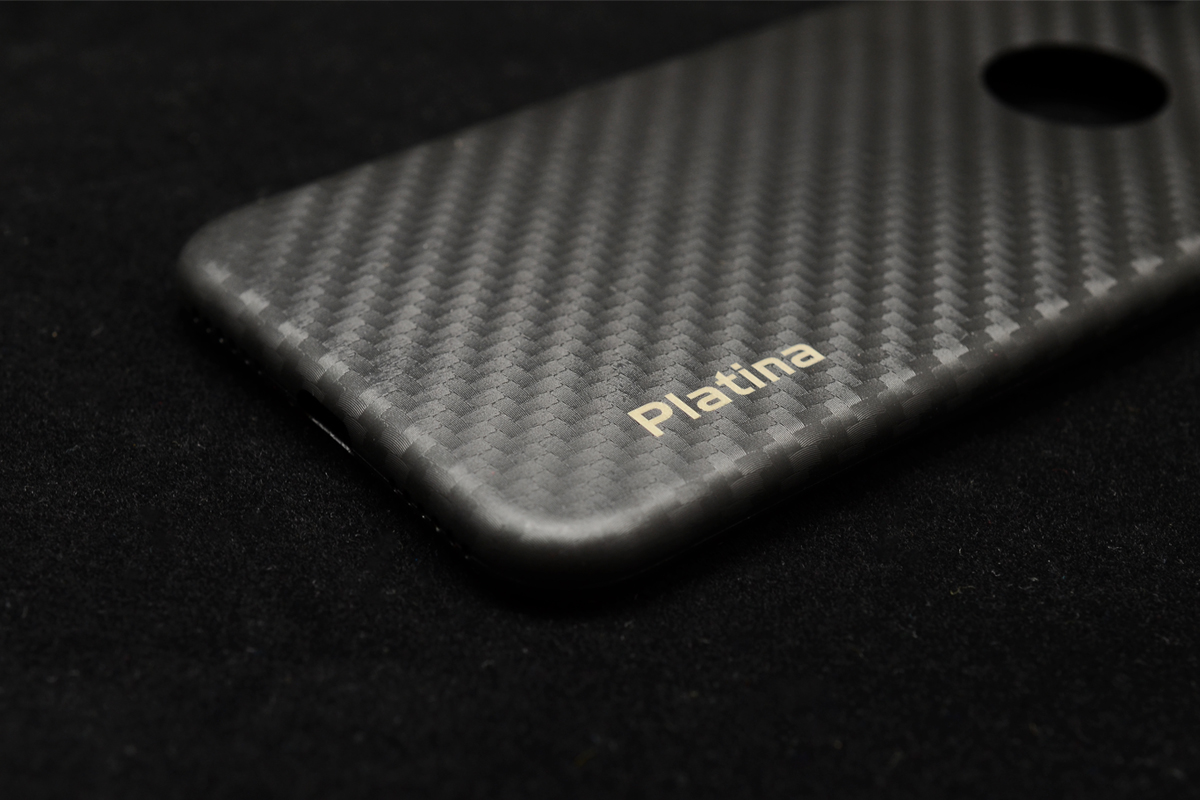 Tpu/pc platina carbon thin za iphone 6 4.7" (black)