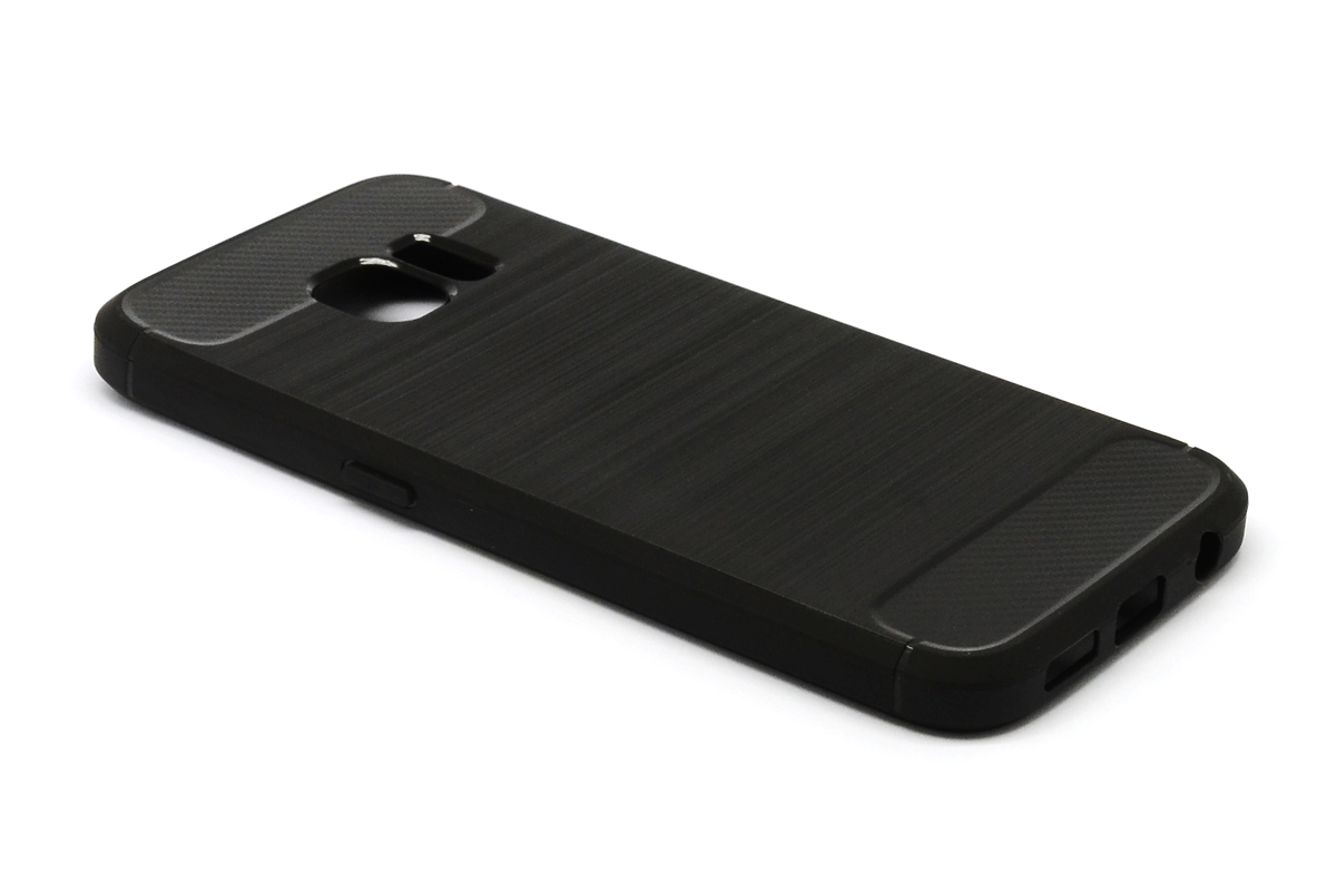 Tpu brushed za moto c plus (black)