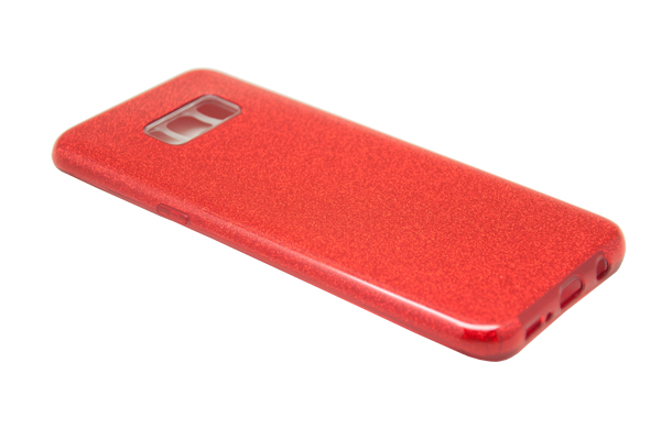 Tpu sparkly shine for sm-a605f (galaxy a6 plus 2018) red