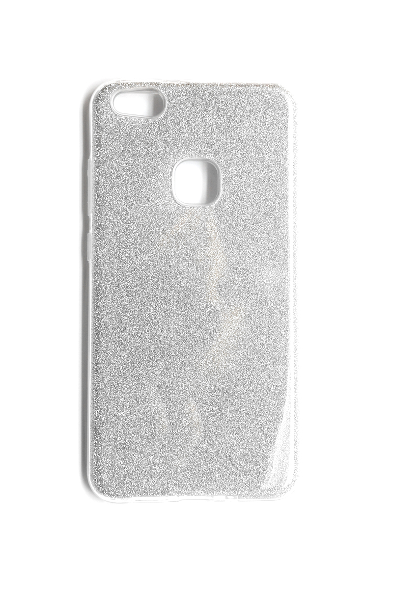 Tpu sparkly shine y7 prime (2018)/honor 7c (silver)