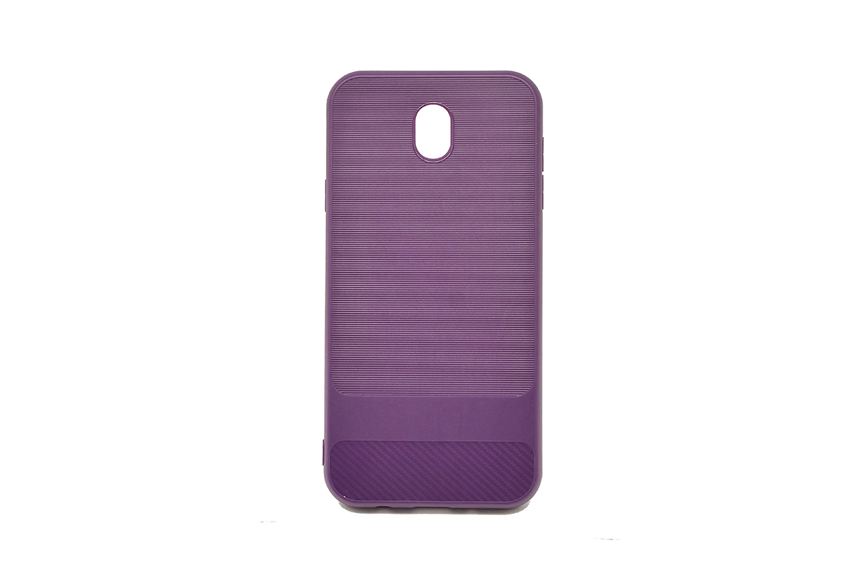 Tpu brushed plus for sm-j330f (galaxy j3 2017) purple