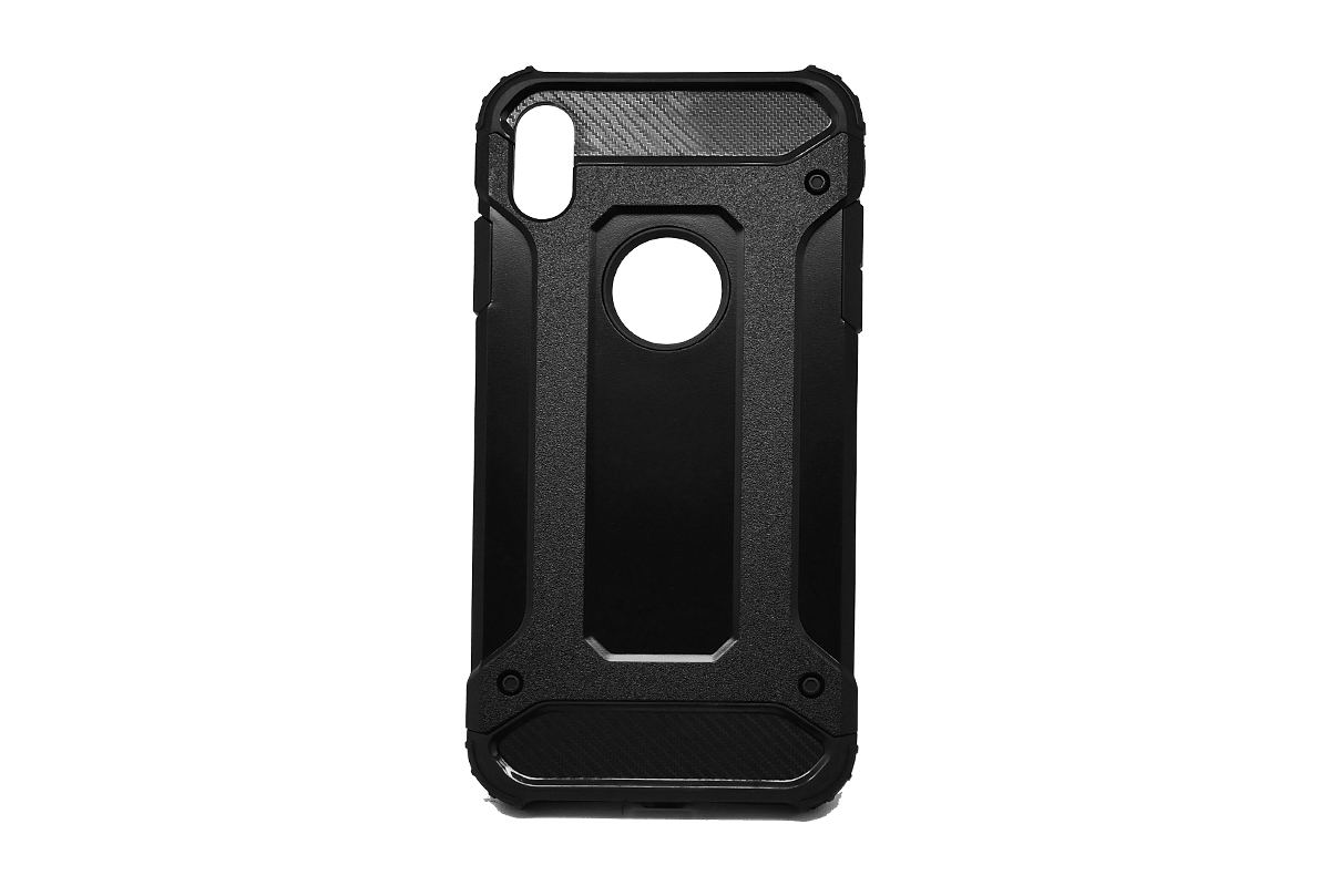 Tpu defender for iphone xs max 6.5" (black)