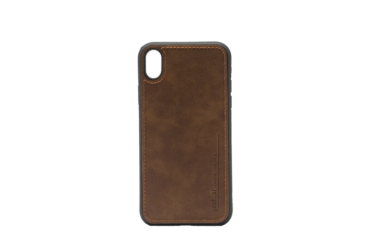 Tpu leather for sm-a600f (galaxy a6 2018) braon