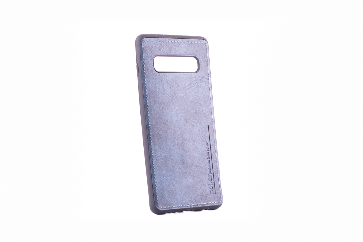 Tpu leather for sm-g975f (galaxy s10 plus) plava