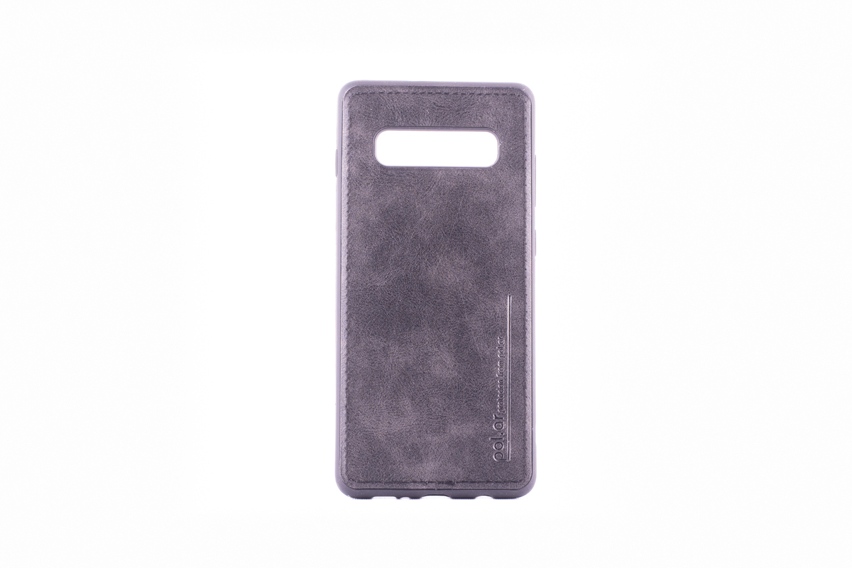 Tpu leather for sm-g970f (galaxy s10e) crna