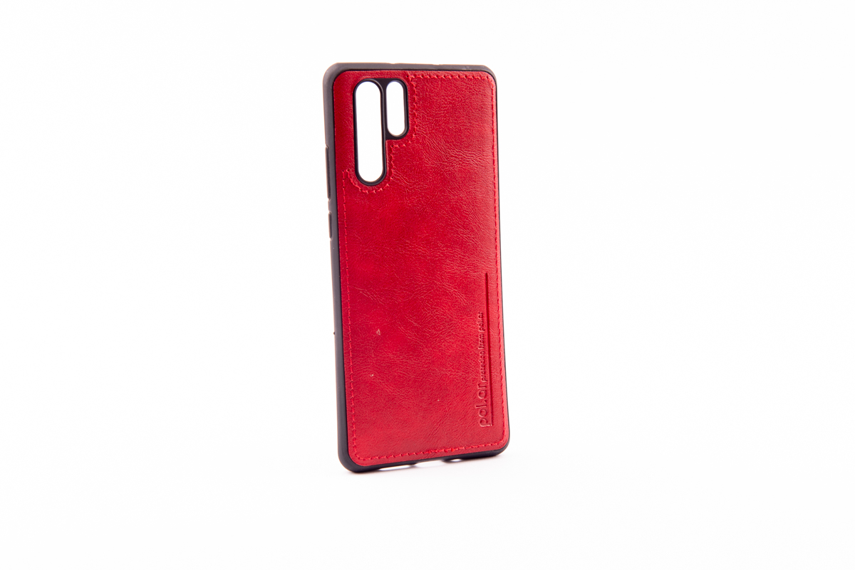 Tpu leather p30 pro (crvena)
