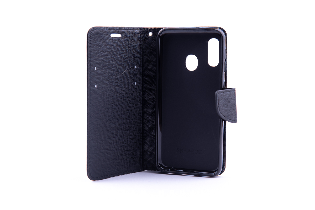 Mercury flip case for sm-a405f (galaxy a40) crna