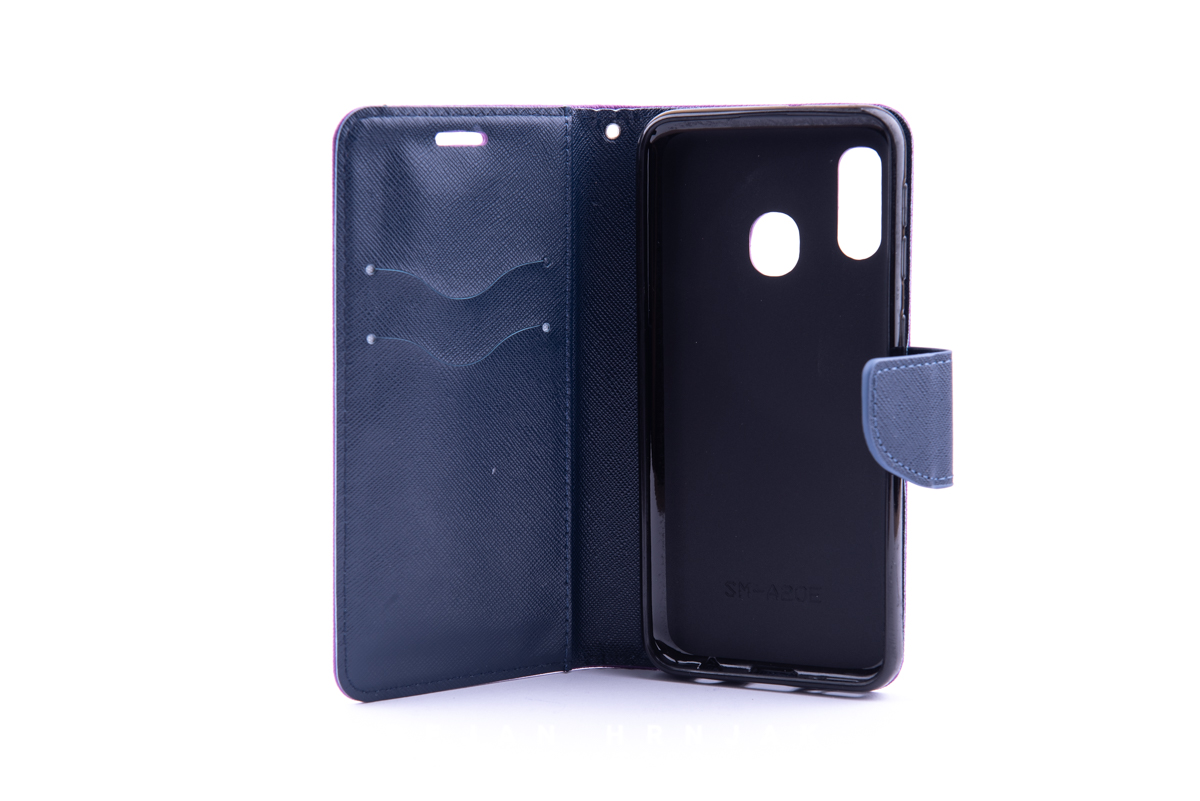 Mercury flip case for sm-a405f (galaxy a40) ljubicasta