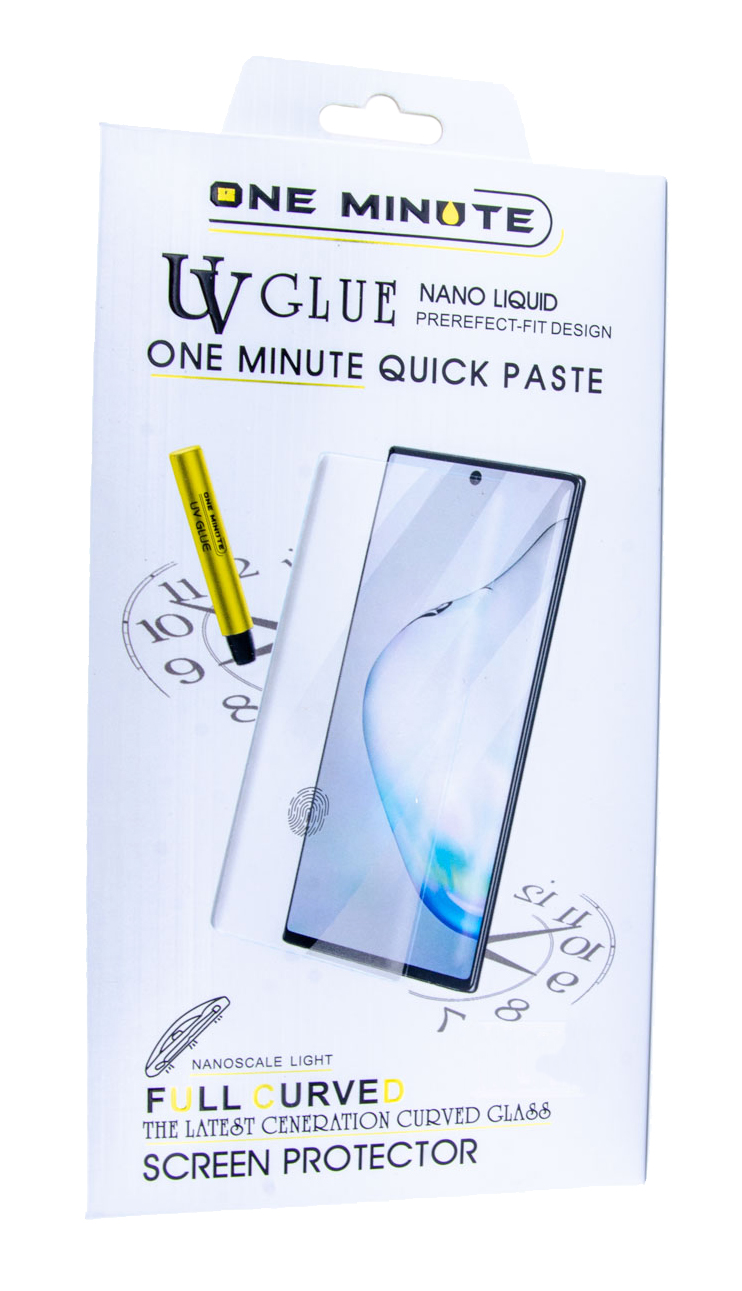 Nalepnica display-a glass 5d full glue uv for sm-n970f (galaxy note 10) black