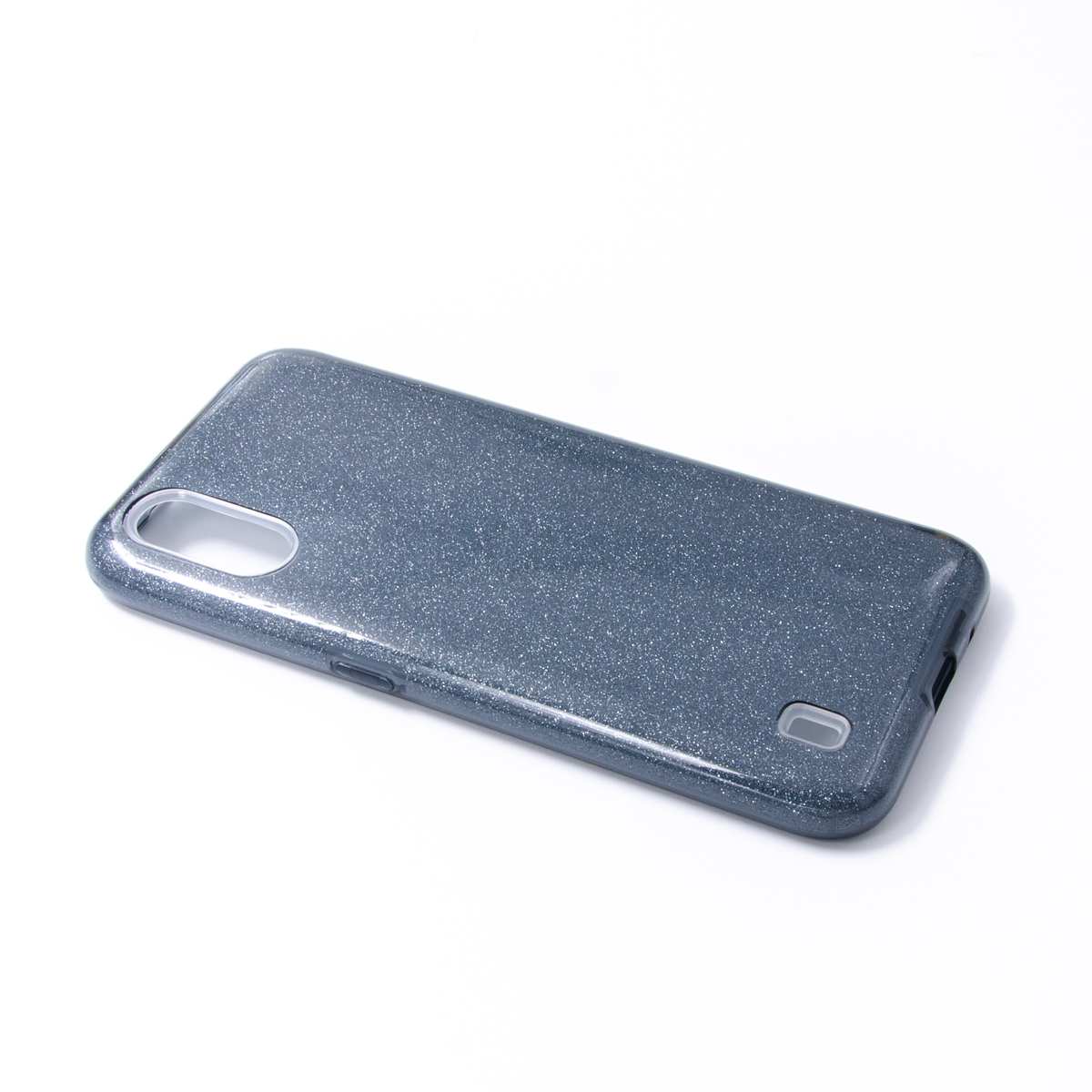 Tpu sparkly shine for sm-a015f (galaxy a01) gray