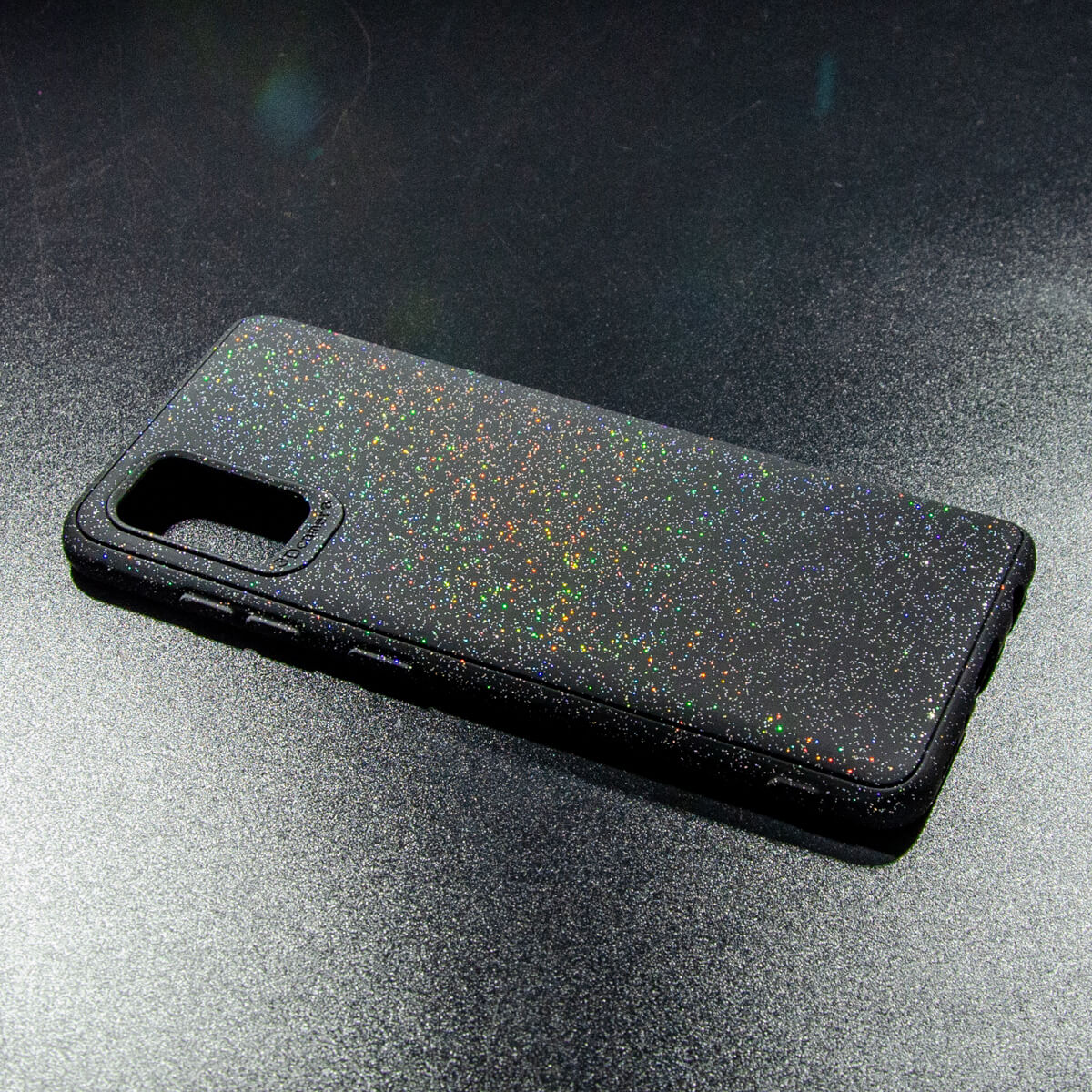 Tpu skin glitter  for sm-a415 (galaxy a41) crna