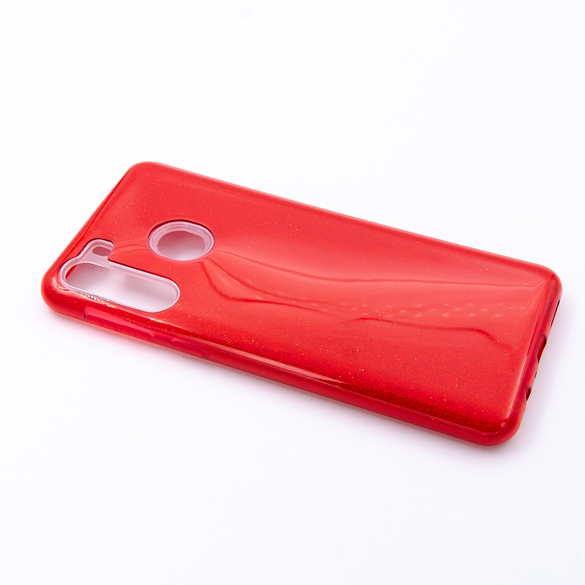 Tpu sparkly shine for sm-a215f (galaxy a21) red