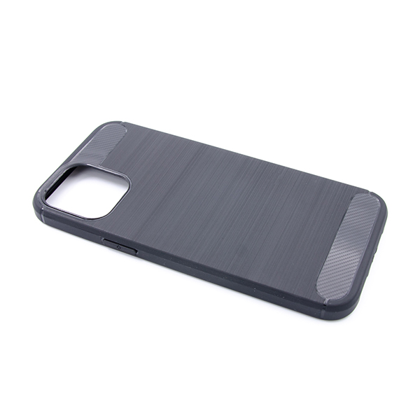 Tpu brushed za iphone 12 pro max (6.7) black