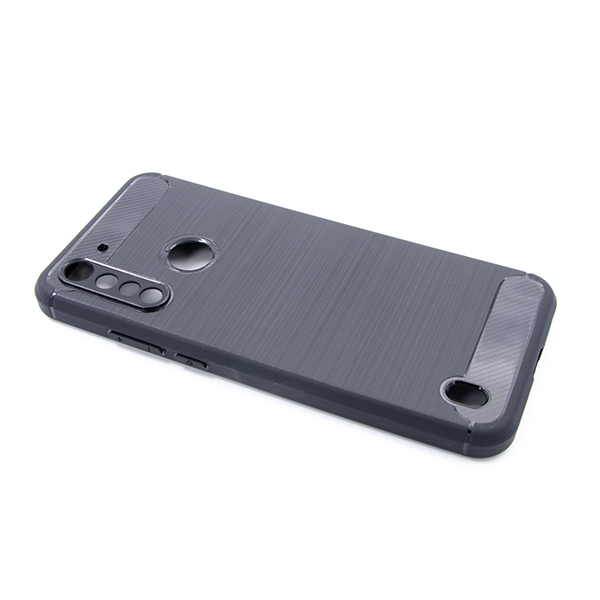 Tpu brushed za moto g8 power lite (black)