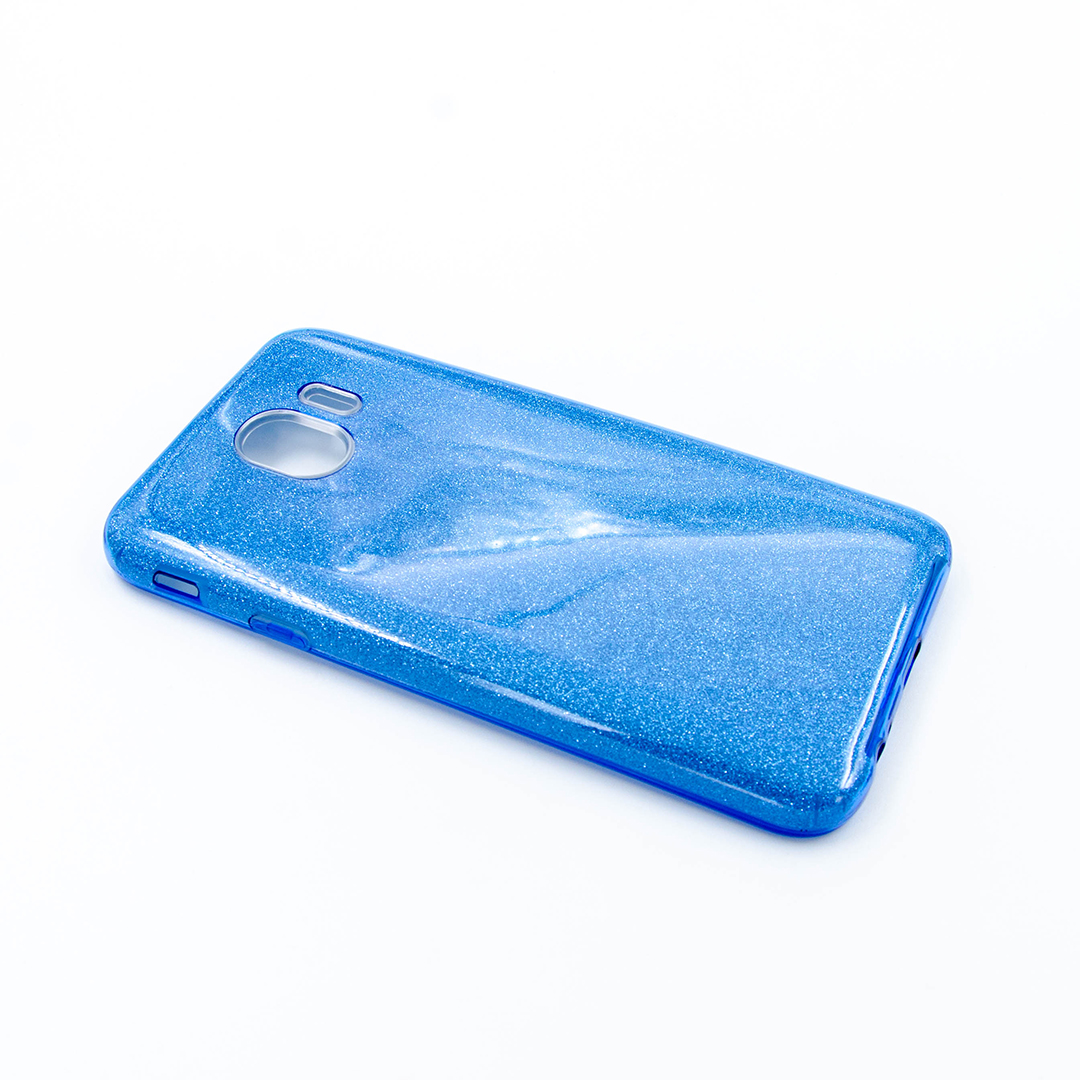 Tpu sparkly shine for sm-j400f (galaxy j4 2018) blue