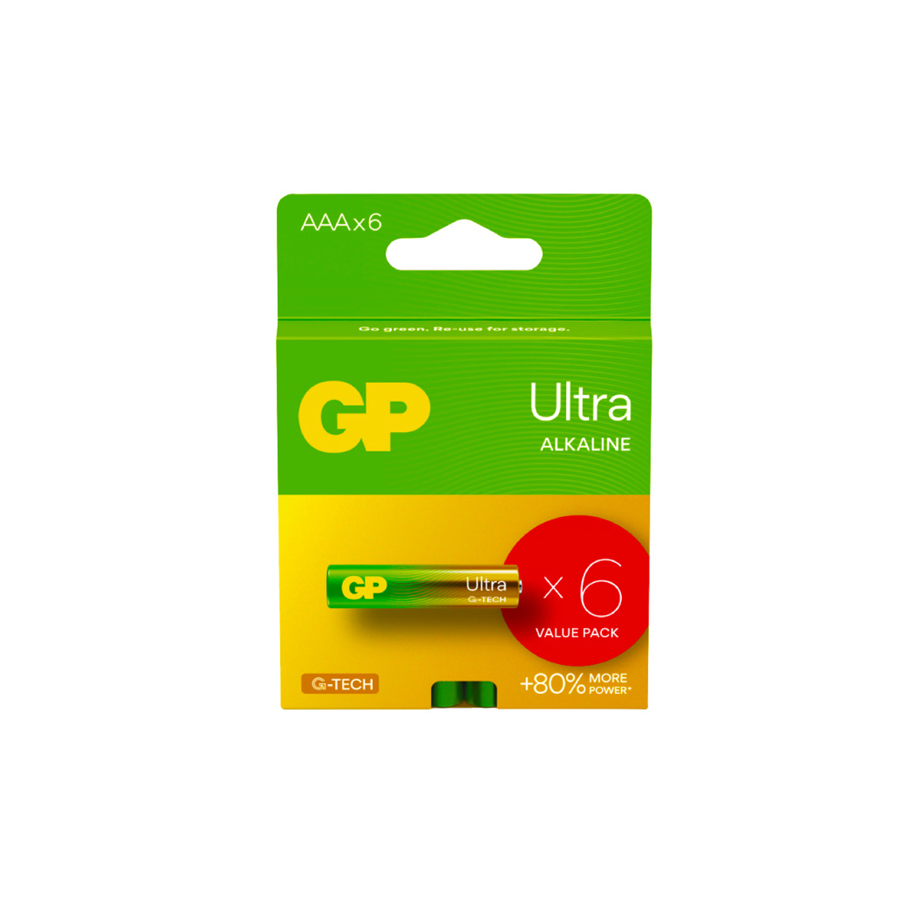 Gp 24au21-sbv6/lr03 alkalna baterija (4kom. + 2kom. extra)