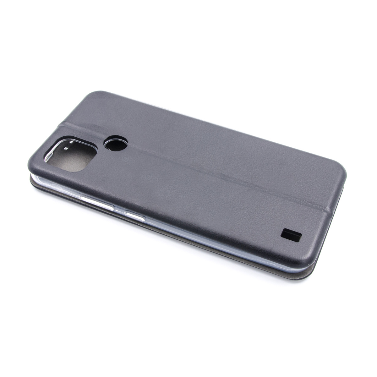 Flip leather za realme c21 (crna)