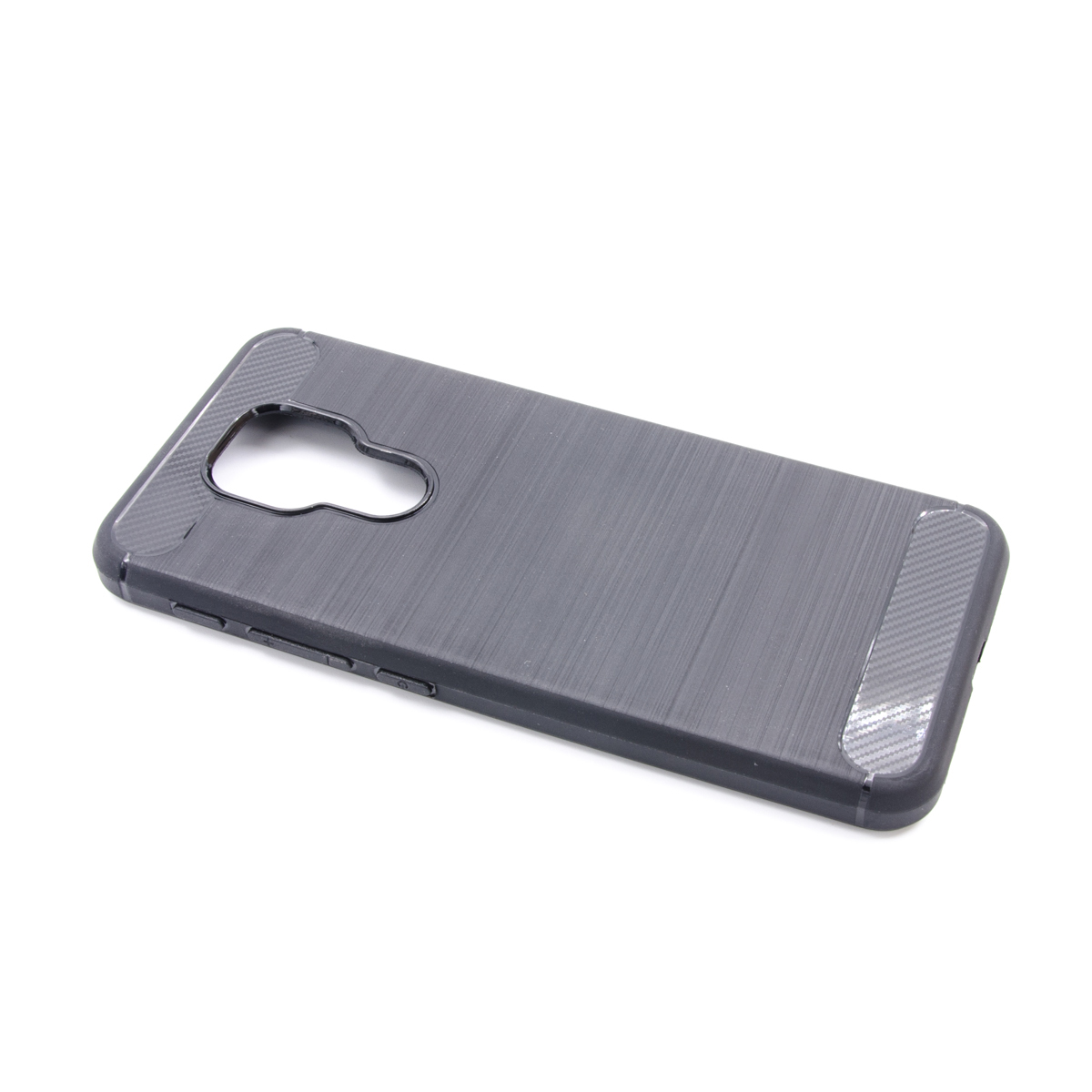 Tpu brushed za moto e7 plus (black)