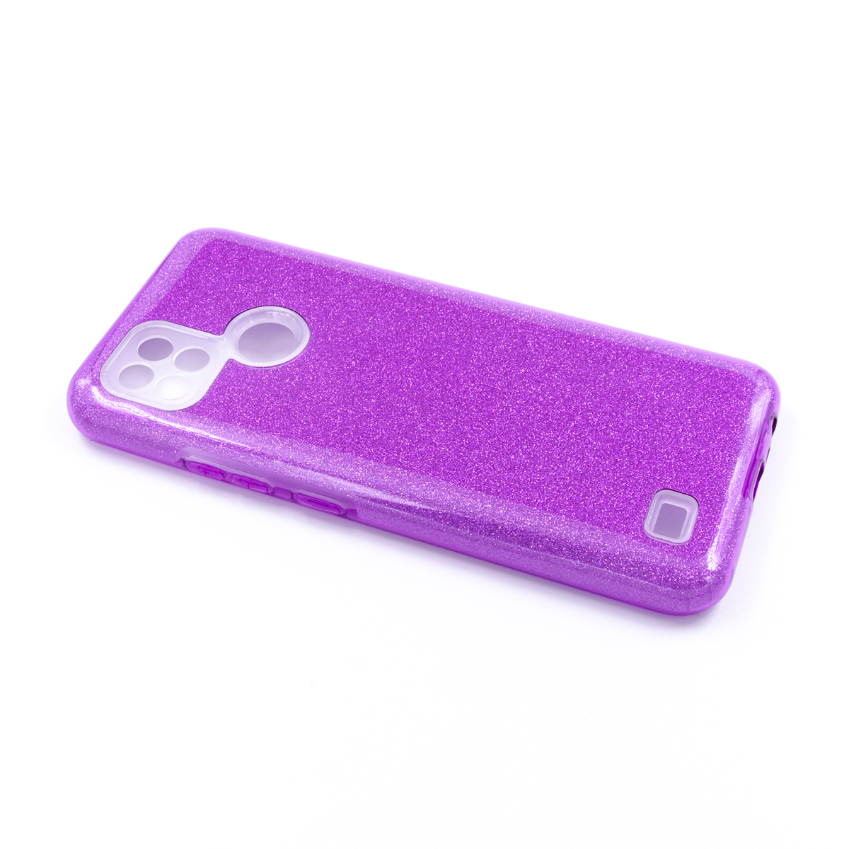 Tpu sparkly shine realme c21 (purple)