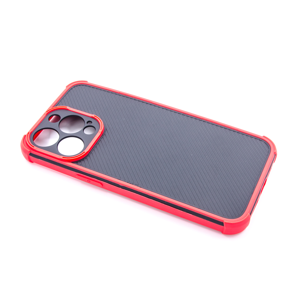 Tpu edge color  for iphone 13 pro (6.1") crvena
