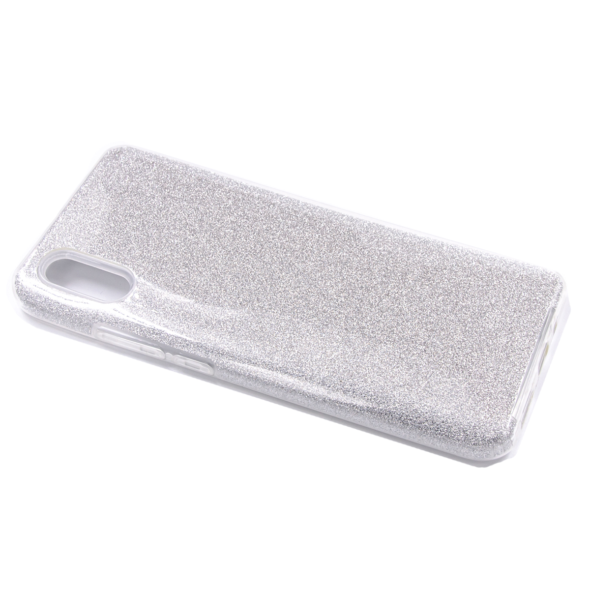 Tpu sparkly shine redmi 9a (silver)