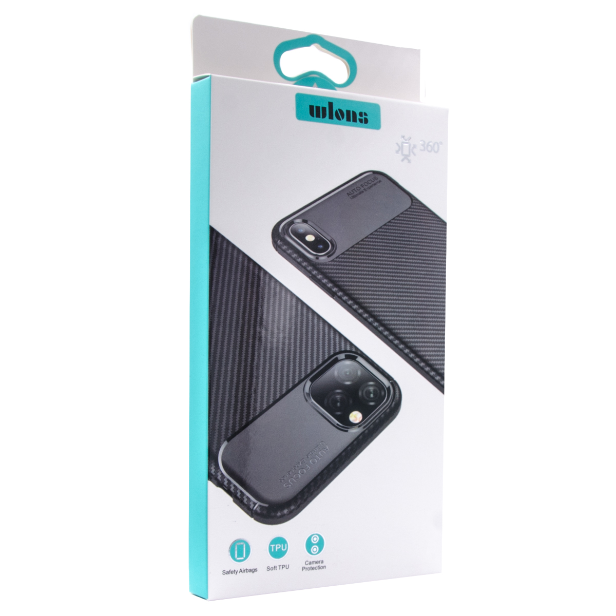 Tpu carbon new for iphone 13 pro (6.1") black