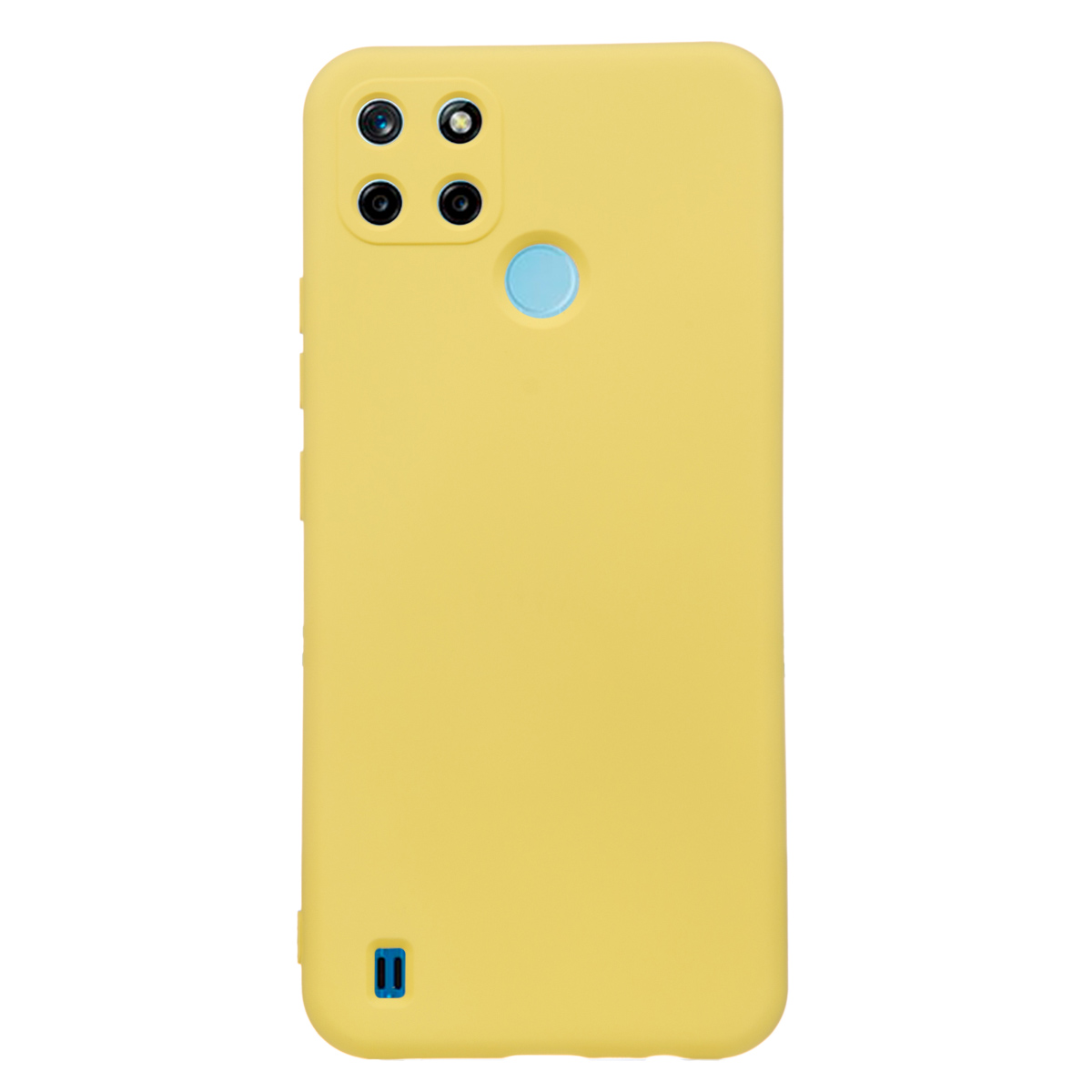 Tpu matte  for realme c25y/c21y (žuta)