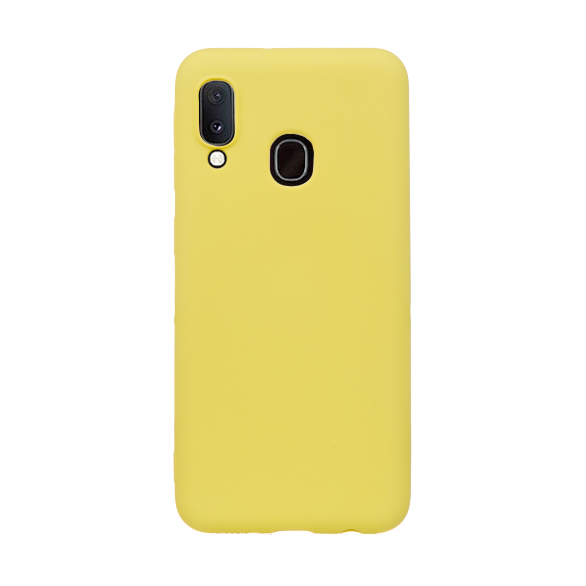 Tpu matte  for sm-a202f (galaxy a20e) žuta