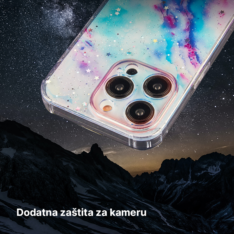 Tpu space for iphone 14 (6.1") ljubičasta