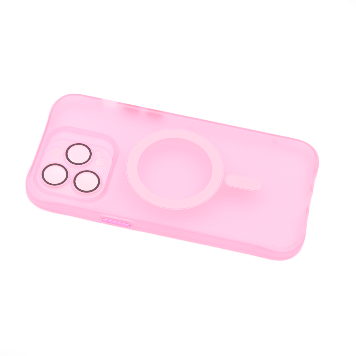 Tpu trans-color magsafe for iphone 14 pro max (6.7") roza
