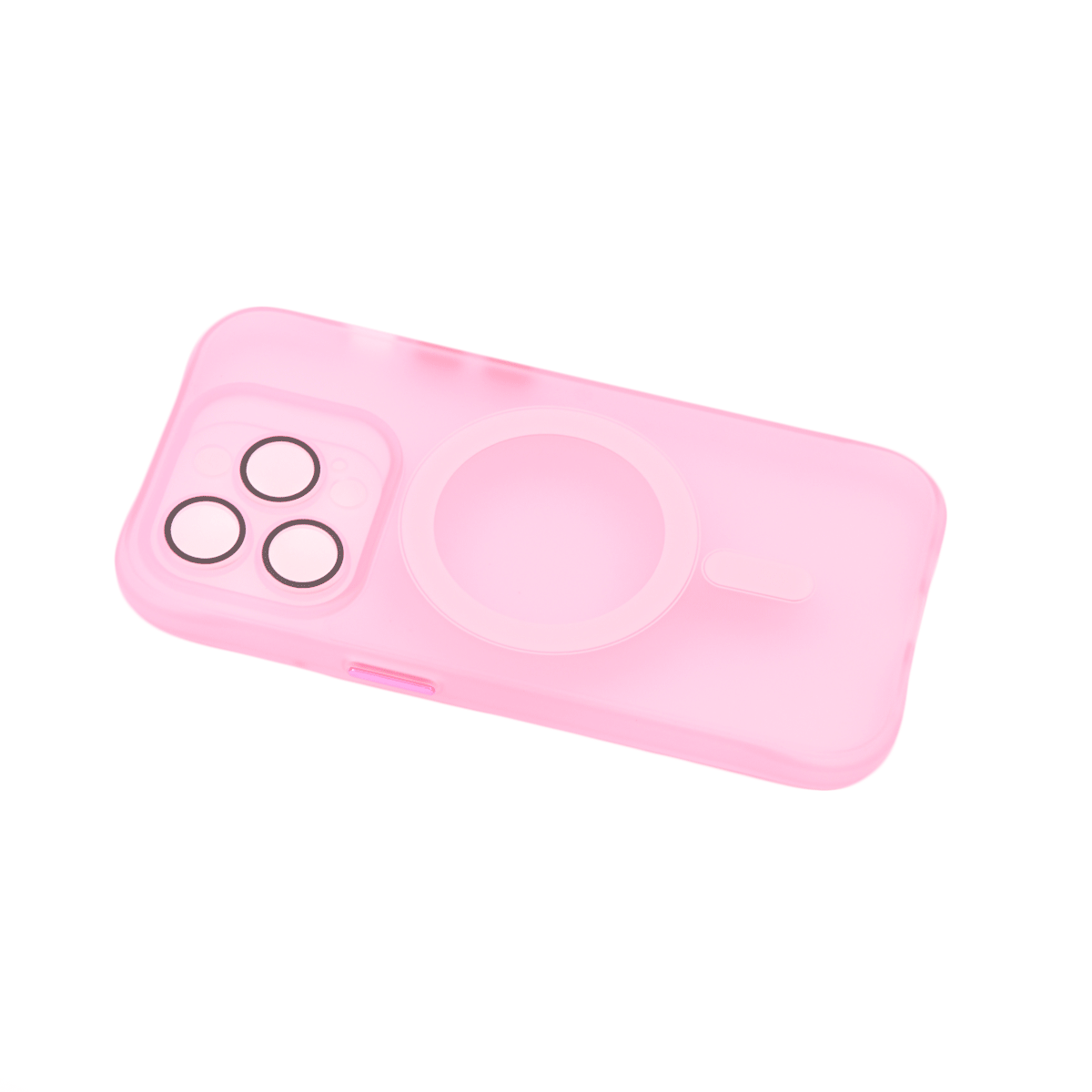 Tpu trans-color magsafe for iphone 14 pro (6.1") roza