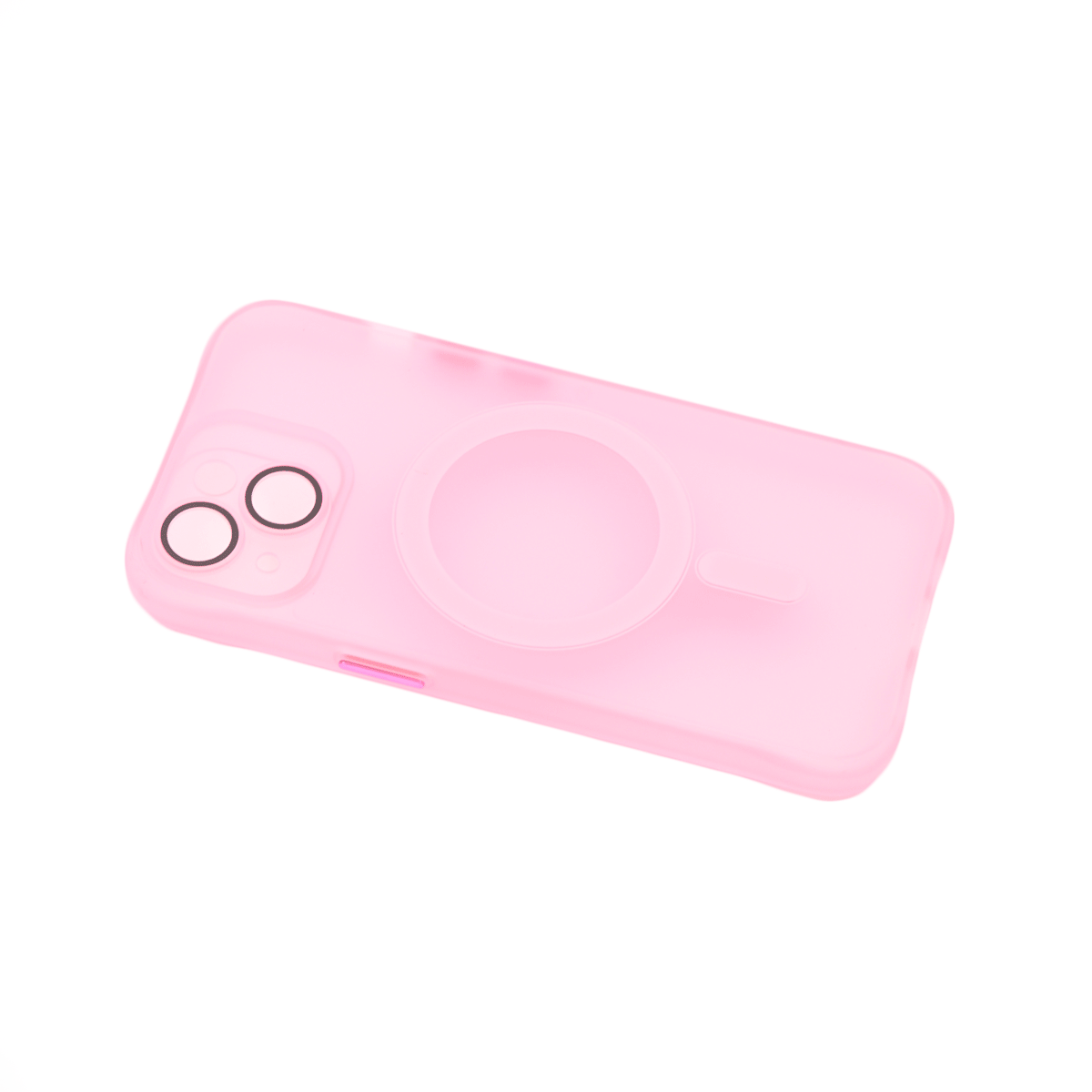 Tpu trans-color magsafe for iphone 14 (6.1") roza