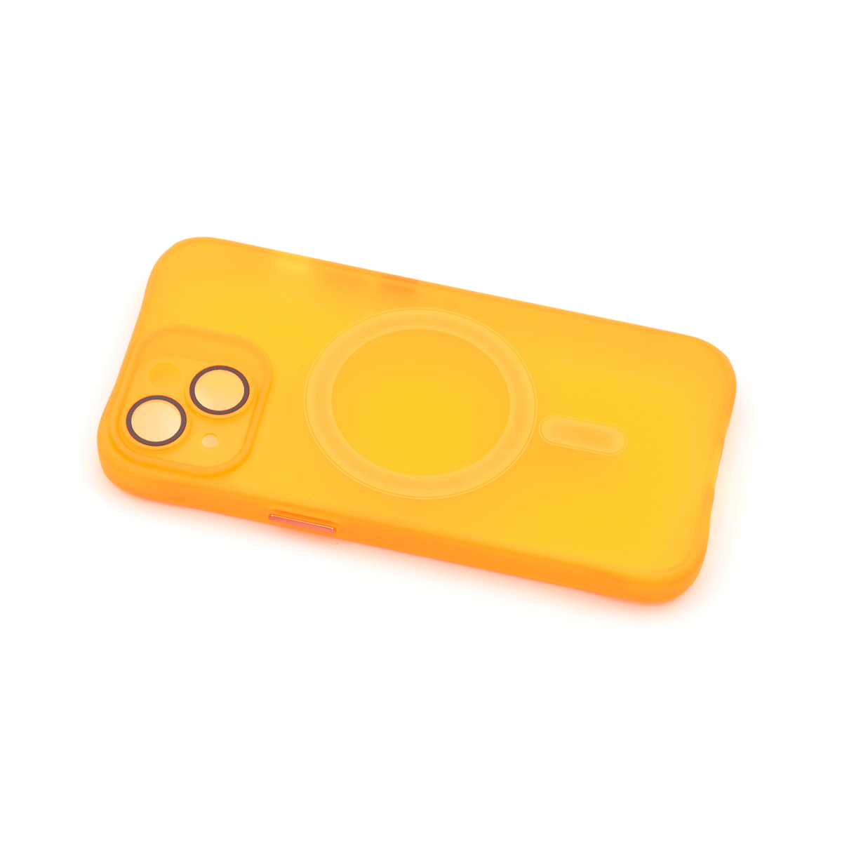 TPU TRANS-COLOR MAGSAFE for iPhone 15 (6.1") narandžasta