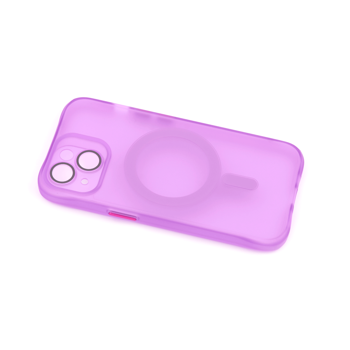 Tpu trans-color magsafe for iphone 15 plus (6.7") ljubičasta