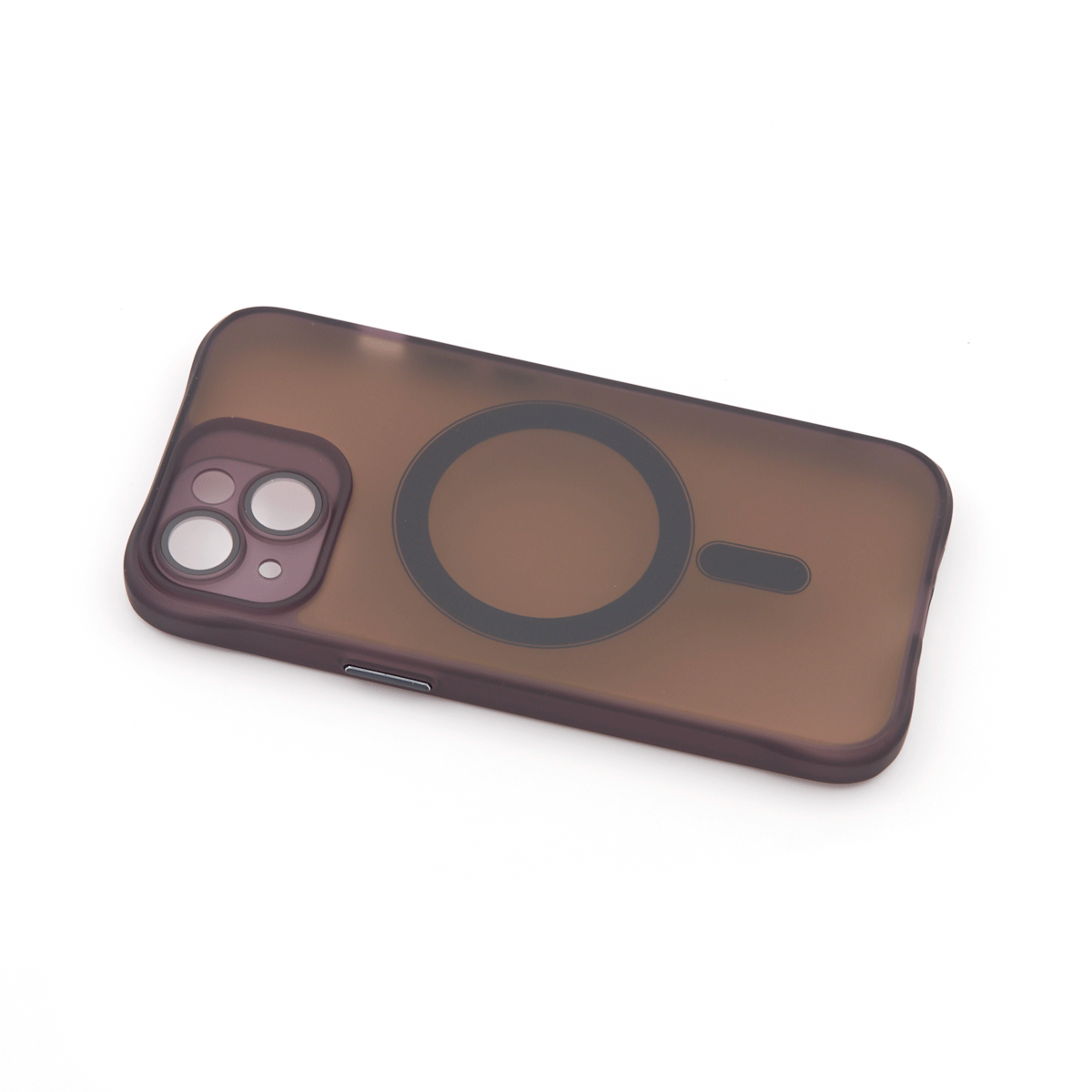 Tpu trans-color magsafe for iphone 15 plus (6.7") crna