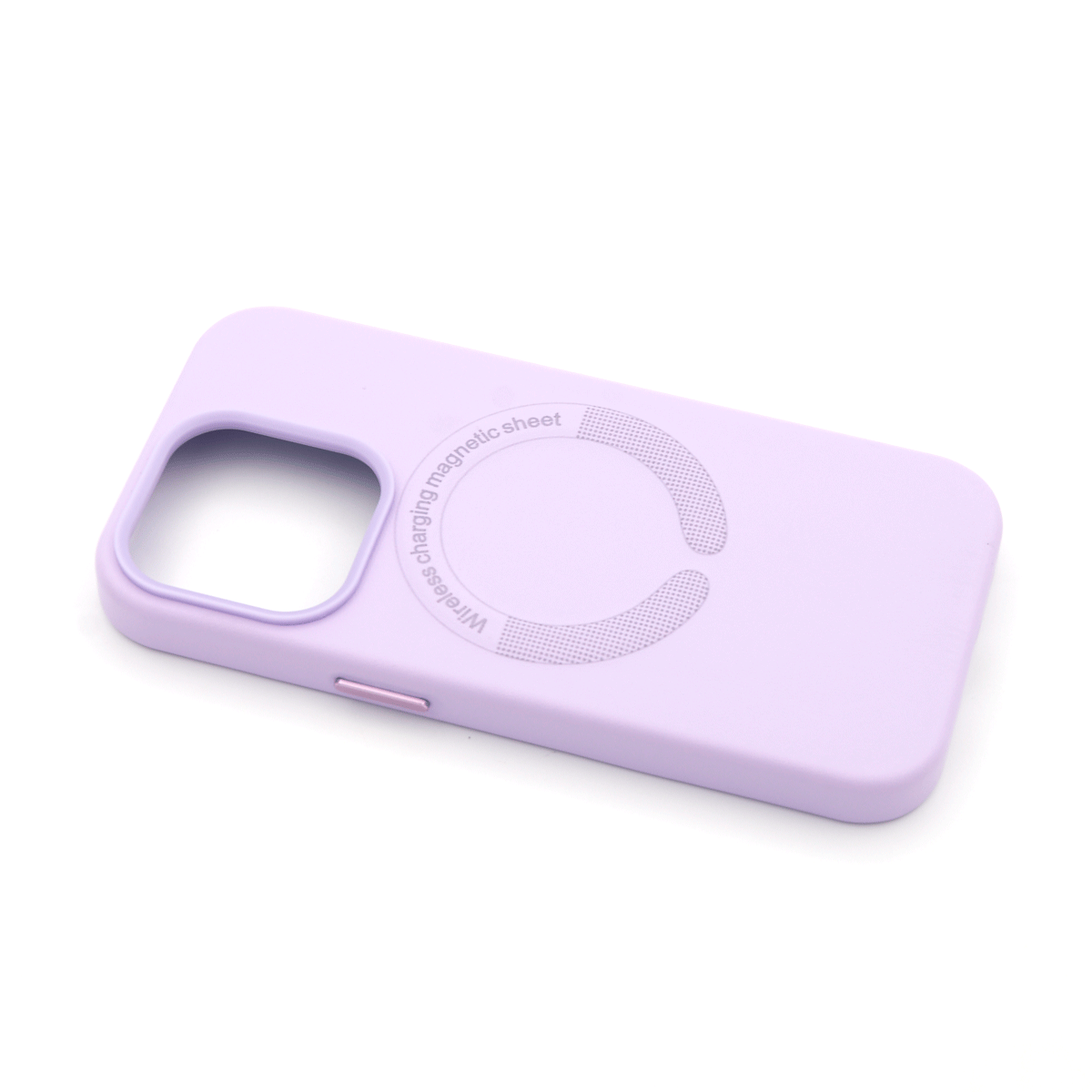 Tpu color skin magsafe for iphone 15 pro max (6.7") lila