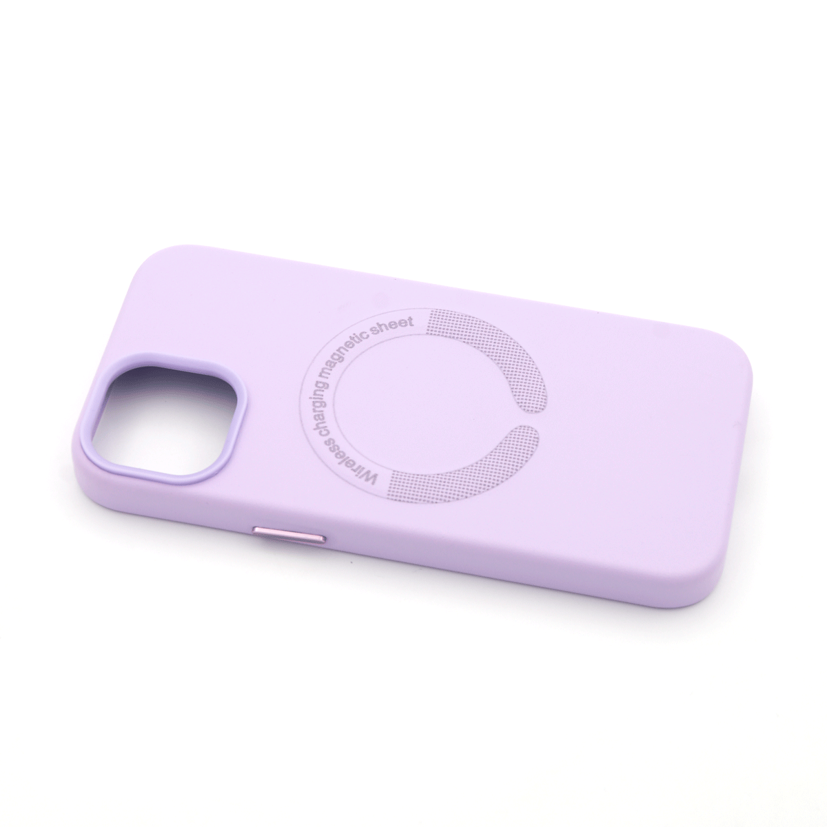 Tpu color skin magsafe for iphone 15 plus (6.7") lila