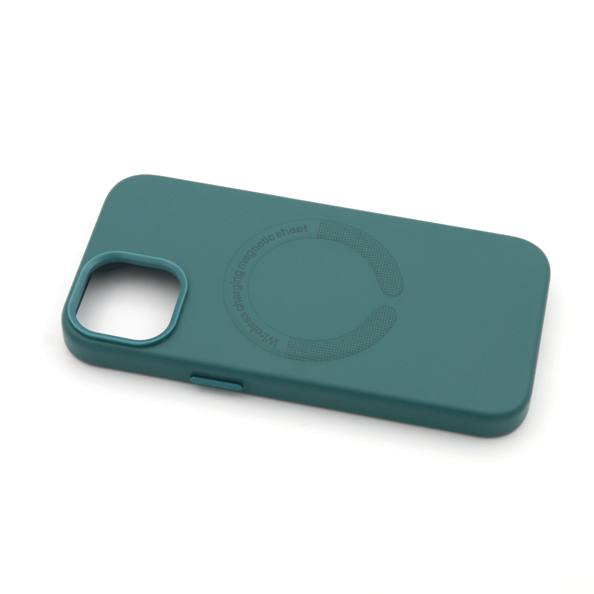 Tpu color skin magsafe for iphone 15 plus (6.7") zelena