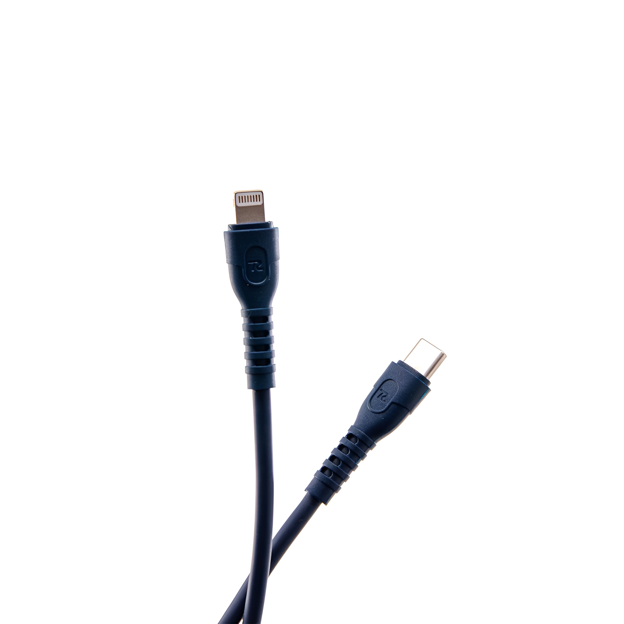 Usb data cable remax rc-c022 ledy 20w fast charge type-c na iphone plavi 0,3m
