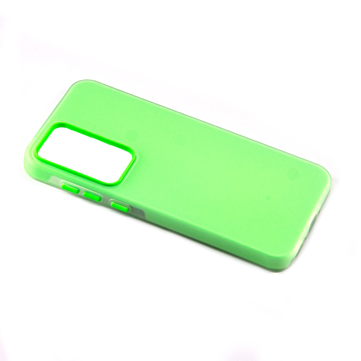 Tpu/pc gentle fluorescent for sm-a356b (galaxy a35) zelena