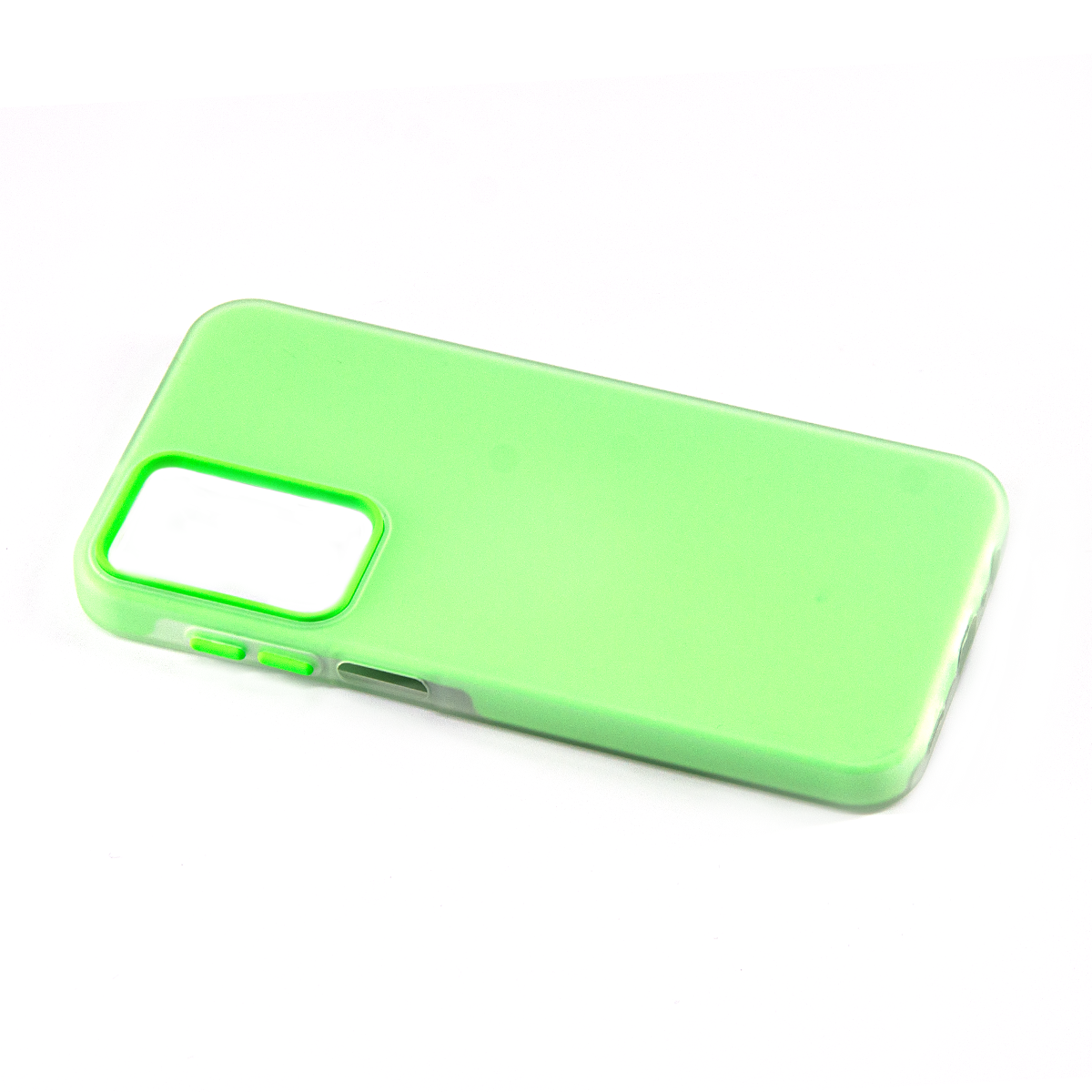 Tpu/pc gentle fluorescent for sm-a155f/a156b (galaxy a15 4g/5g) zelena