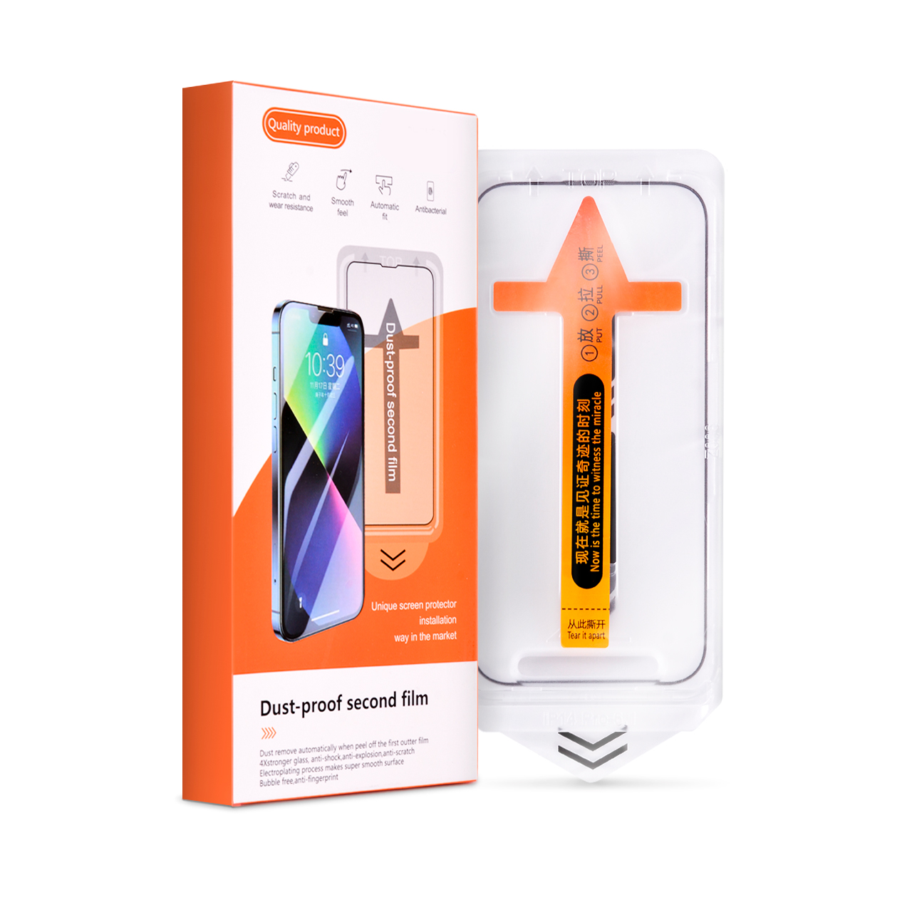 Nalepnica display-a glass quick fit za iphone 15 (6.1")