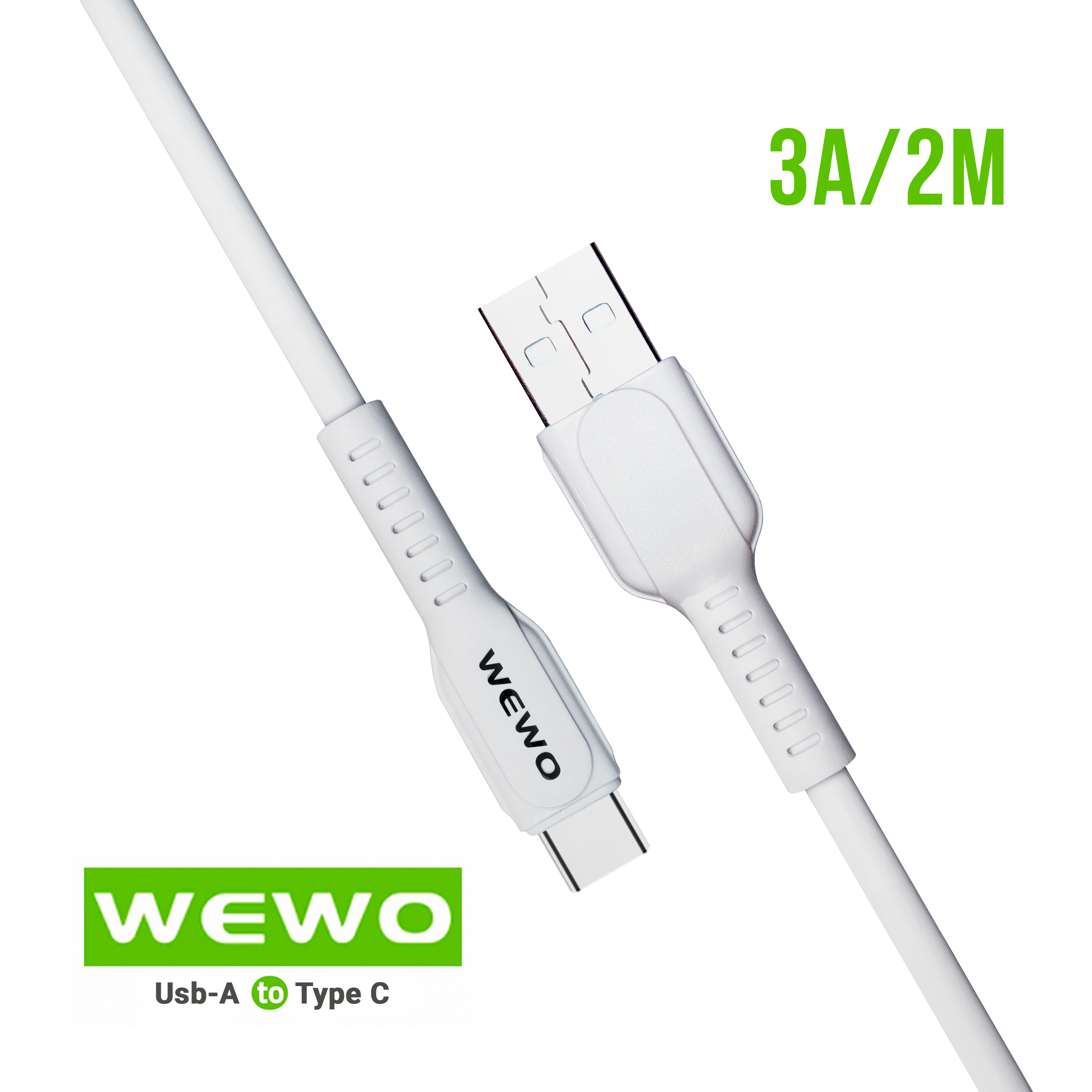 Usb data cable wewo ca-43 fast type-c 3a beli 2m